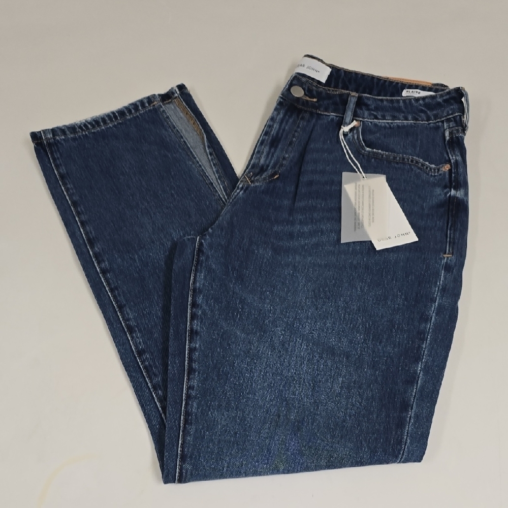 Dear John: Blaire High Rise Slim Straight Denim - Romeland - Picture 2 of 14